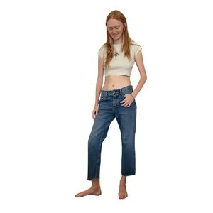 Zara jeans! Super cute low waisted option!